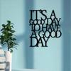 Metal Wall Art Motivational Quote Office Decor Modern Home Sign