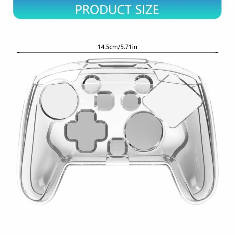 Průhledný kryt herního ovladače pro vylepšení ochrany proti poškrábání, pohodlné držení, PC konstrukce
