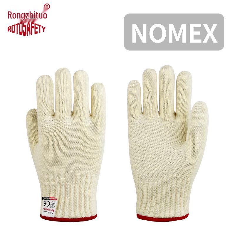 Ohnivzdorné Žáruvzdorné Flexibilní Aramidové Rukavice - Vysoká Teplota a Ochrana proti Řezu