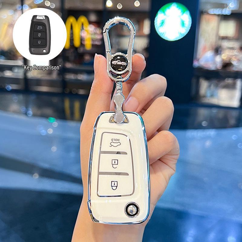 Kompatibel mit 20 Modellen: Schlüsselabdeckung für Beijing Hyundai New Elantra, Verna, ix25, Mistra, ix35 - Schutzschale Schnalle