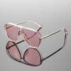 New Vintage Pilot Sunglasses Women Fashion Double Bridge Candy Color Sun Glasses Trendy Brand Design Korean Style Shades
