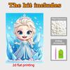 Disney Pearl Painting Elsa Childhood DIY Pearl Painting Gem Art Pearl Dot Painting Picture Crafts Adult Beginner Gifts Home Decor