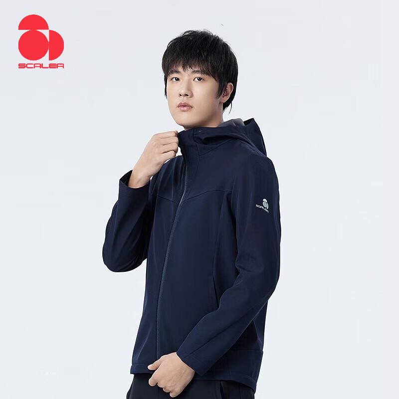 SCALER Men s F2913298 Fleece-Lined Hooded Softshell Jacket XXL