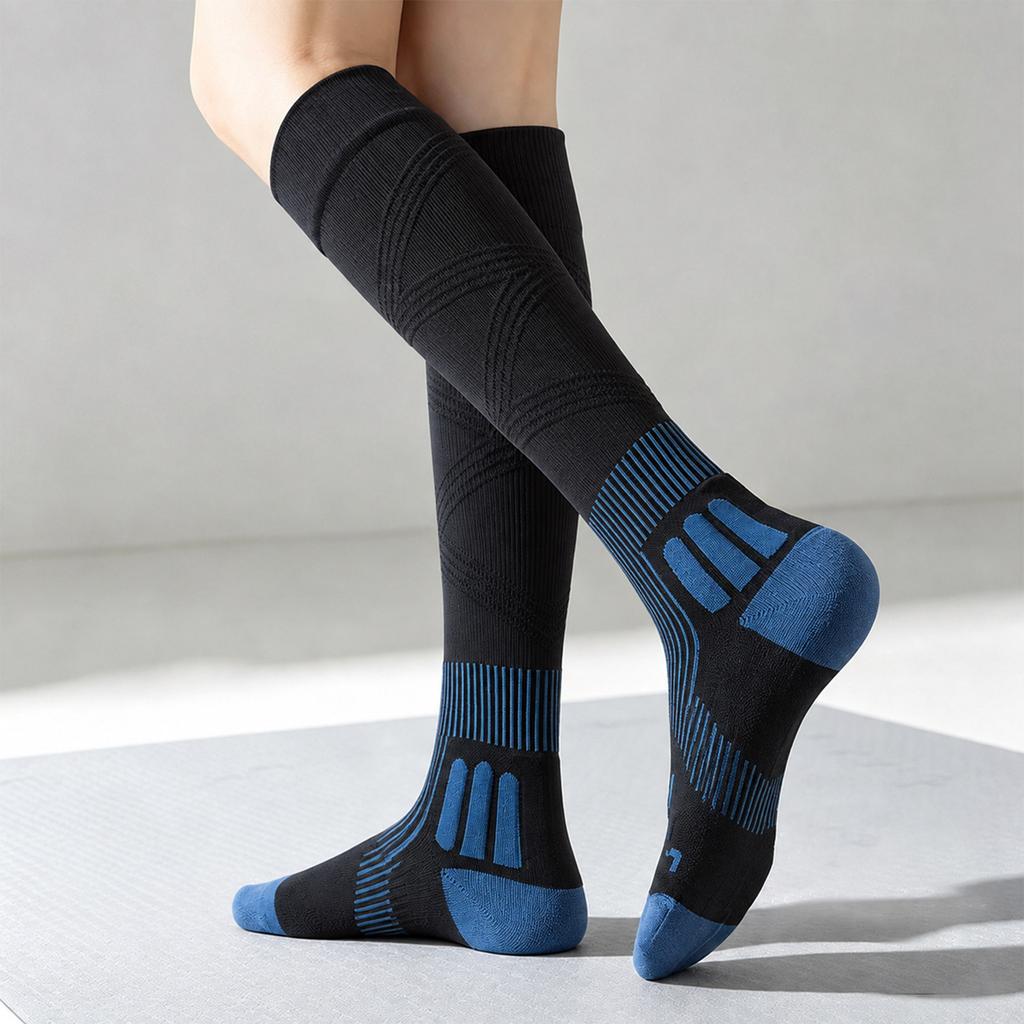 Women's Running Support Socks for Hiking and Travel – Compression Athletic Socks for Joggers and Sports Enthusiasts