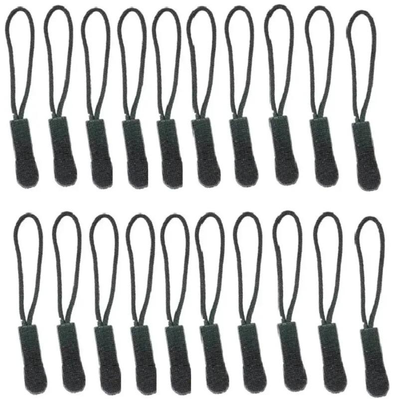 20-Piece Replacement Zipper Pull Kit - Universal Cord Extenders for Backpacks, Jackets, Luggage & Handbags, Easy Install