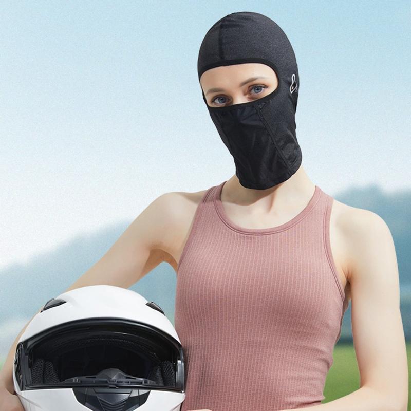 Motorcycle Bicycle Riding Headgear Breathable Balaclava Hat for Outdoor Sports