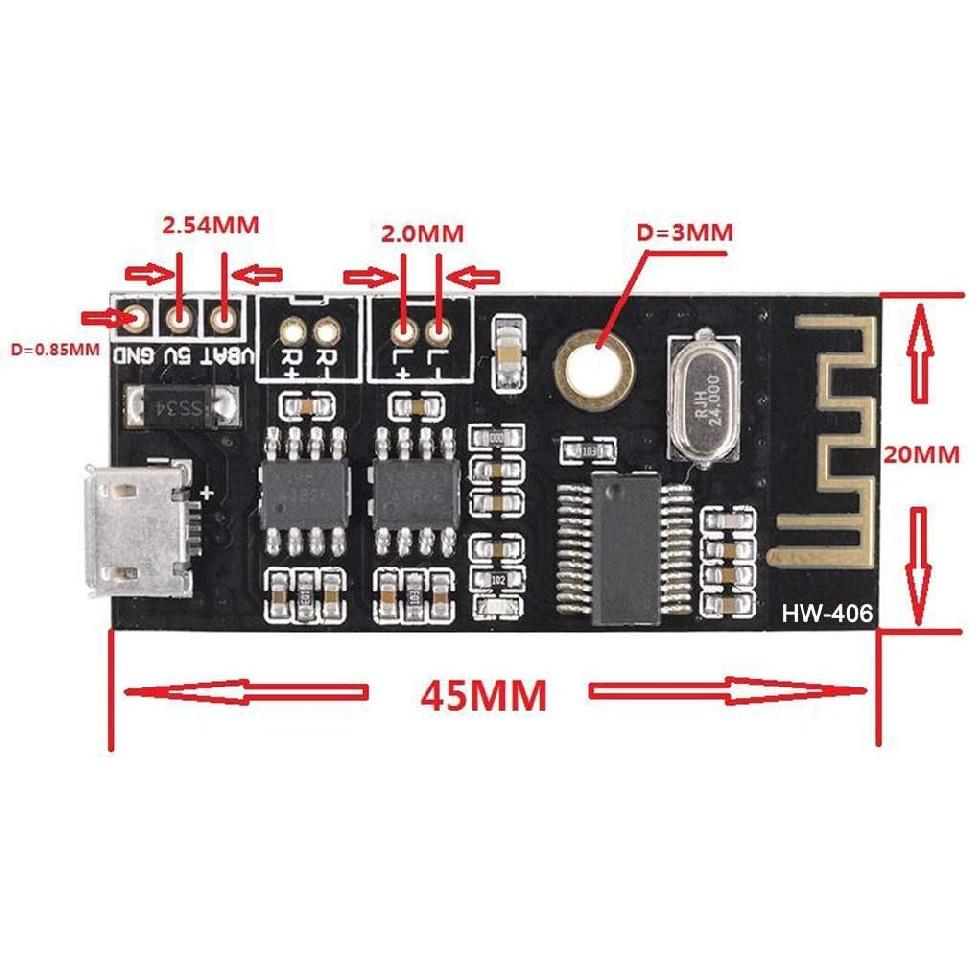 HiLetgo 3pcs M38 Wireless Bluetooth MP3 Audio Receiver Board BLT 4.2 Mp3 Lossless Decoder Bluetooth 4.2 Audio Receiver Board Wireless Stereo Sound