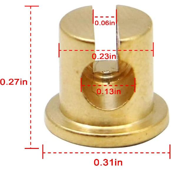 XQSMWF ATV Universal Models Carburetor Throttle Cable End Joint Guide Nut Fit for Polaris Fit for Suzuki Fit for Yamaha ATV Models