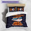 3pcs Custom Name Dexter's Laboratory Bedding Set Duvet Cover Closure Includes 1 Duvet Cover & 2 Pillowcases for All Seasons Bedroom Decor