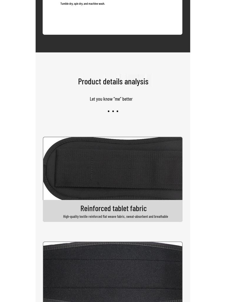 Adjustable Weightlifting Waist Belt Lumbar Support: Compression Training & Squat Protection
