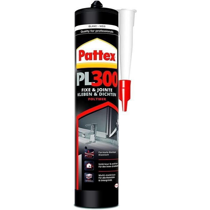 Colle Fixation PL300 Total Fix 410 G Blanc - PATTEX - 1506659