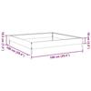 VidaXL Raised Garden Bed 100x100x18.5 Cm Stainless Steel 851014