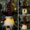 Nordic Faceless Doll With Led Light Dwarf  Doll Christmas Gnome Plush Doll  Christmas Decoration