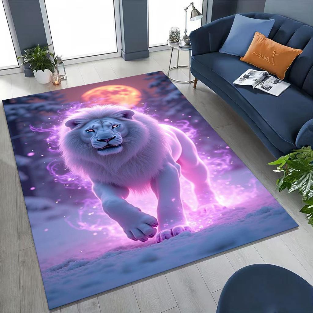27 Style Wild Animal Lion Beast Cartoon Rug for Bedroom Living Room Sofa Home Doormat Decor, Large Kid Play Non-slip Floor Mat