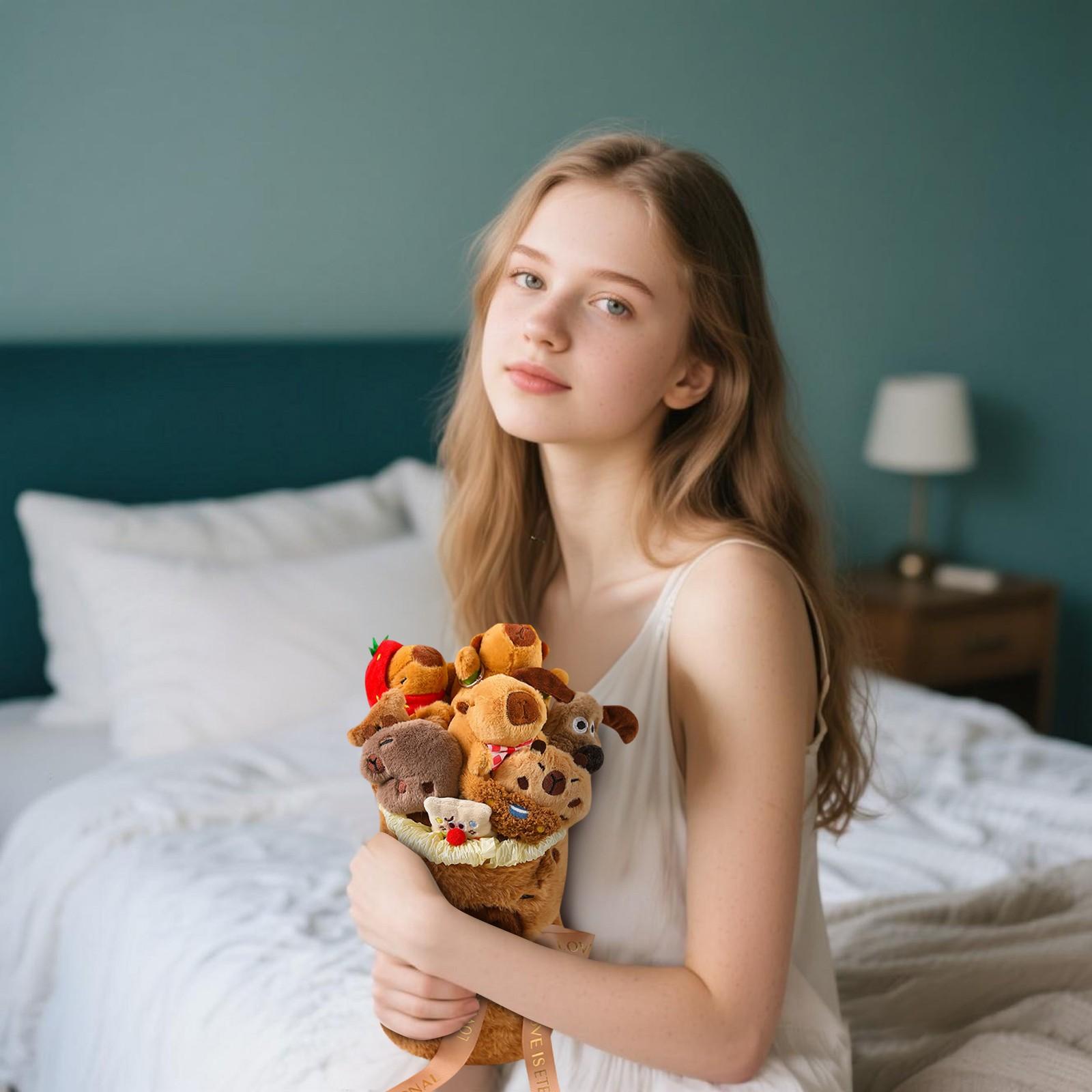 

Cute Plush Toy Bouquet Plush Doll Plush Doll Bouquet Set One Size