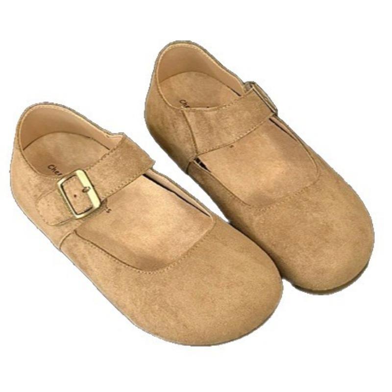Shallow Mary Jane shoes summer new retro fashion single shoes women's versatile skirt flat shoes