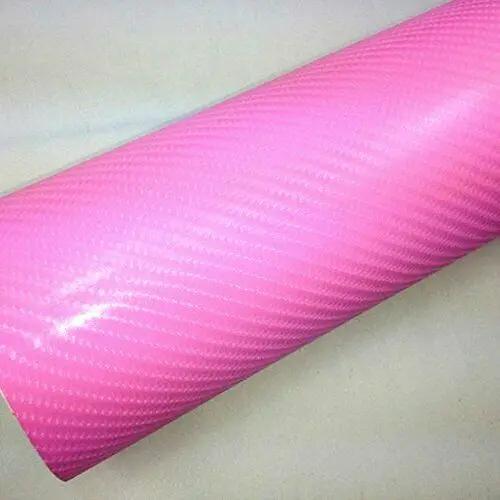 DIY Car 3D Carbon Fiber Roll Film Decorative Stickers Auto Styling Computer Laptop Skin Carbon Fiber Vinyl Film Decals 30x127cm