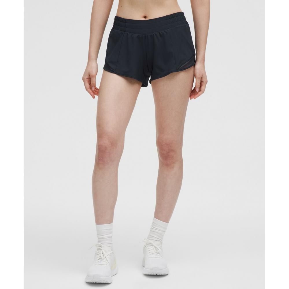 

Lululemon Hotty Hot Low Rise Lined Short 2.5 True Navy 8/2.5