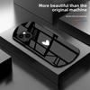 Circular liquid metal paint glass phone case suitable for iPhone 16 15 14 13 12 11 Pro/Max/Plus anti drop and shockproof