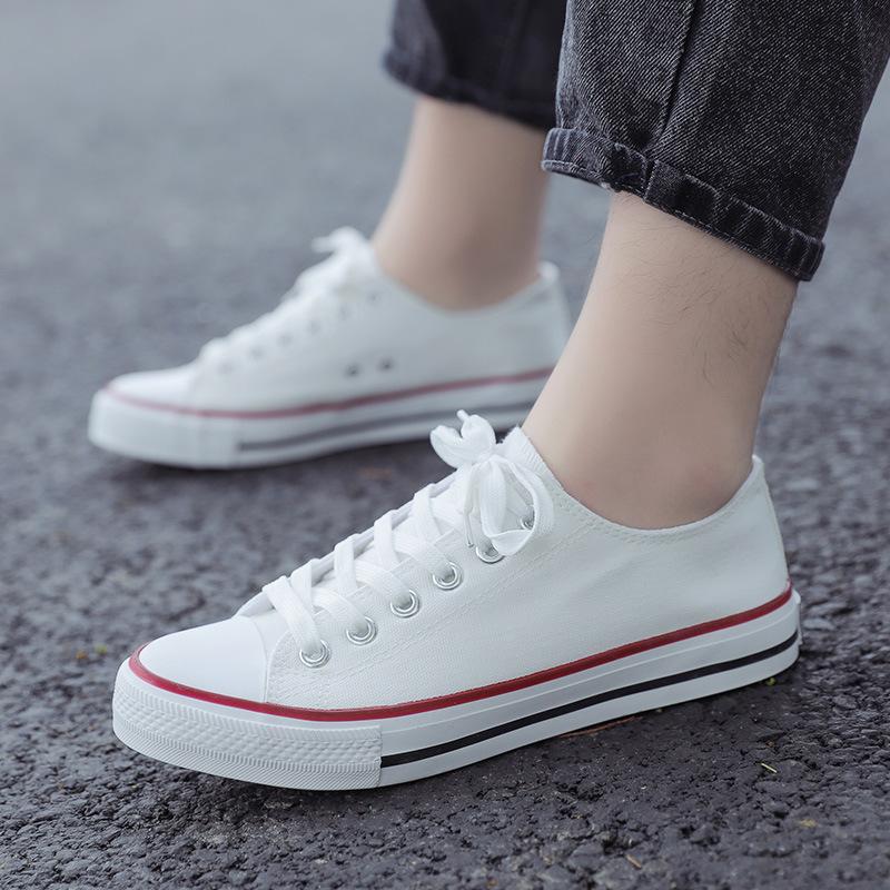 Spring and Autumn Low-top Canvas Shoes for Men and Women Classic Evergreen Student Vulcanized Original Style Casual Couple Shoes