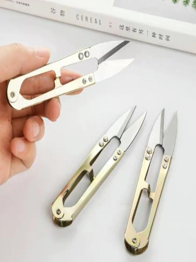 1PC Sewing Scissors Stainless Steel Retro Embroidery Tailor Scissors Dressmaker Shears Fabric Cutter DIY Sewing Accessories