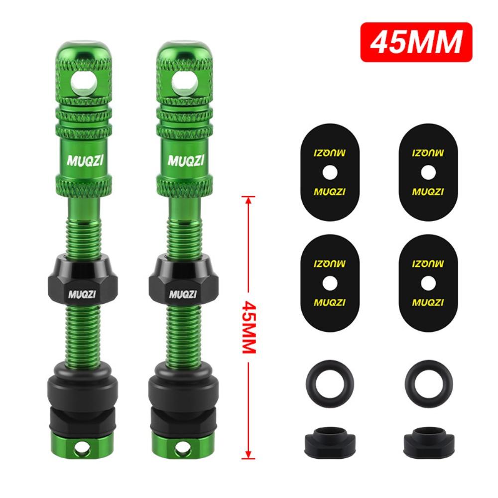 45mm Length Tubeless Presta Valve Stem Tubeless Design Bicycle Air Nozzle Bicycle Accessories