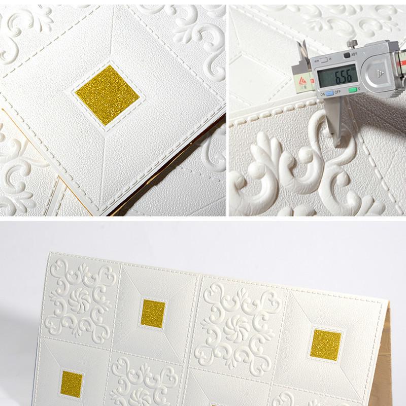 7 Color 3D Stereo Wall Stickers Self-adhesive Ceiling Bedroom TV Background Decorative Stickers