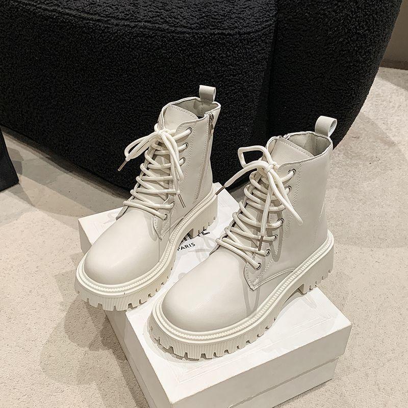 Fashion Versatile Outer Wear Casual Platform Short Boots Martin Boots 2025 Autumn and Winter New Foreign British Style Women's Boots Children