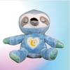 Heart Sloth Breathing Toy Stuffed Sound Sleeping Doll Cute Sloth Soothes Plush Toy Kids Toy