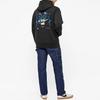 Nike x Samborghini Collaborative Letter Print Hooded Sweatshirt Men Hoodie Black CW7149-010