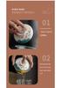 Chinese Hand-Painted Gaiwan Tea Set with Borosilicate Glass and Mutton Fat Jade White Porcelain