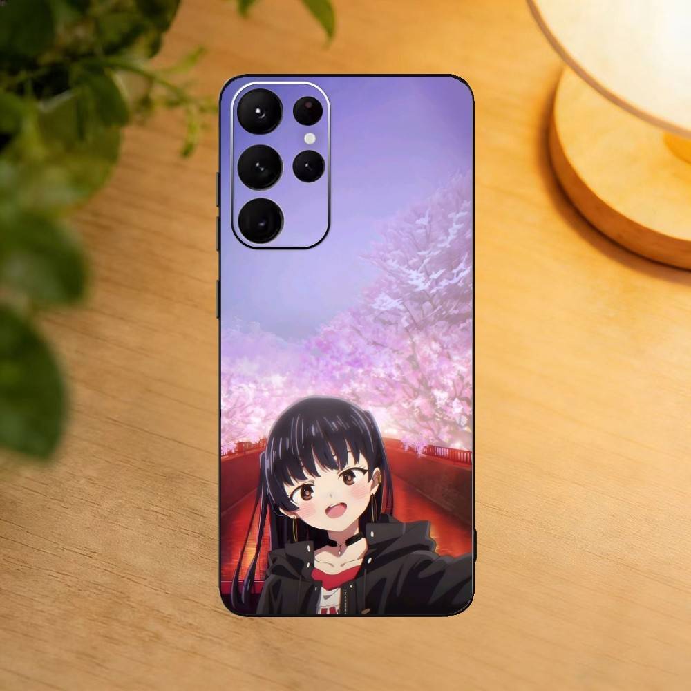 Anna The Dangers In My Heart Phone Case For Samsung S25,24,23,22,30,21,10,9,Ultra,Plus,Lite Soft Black Case