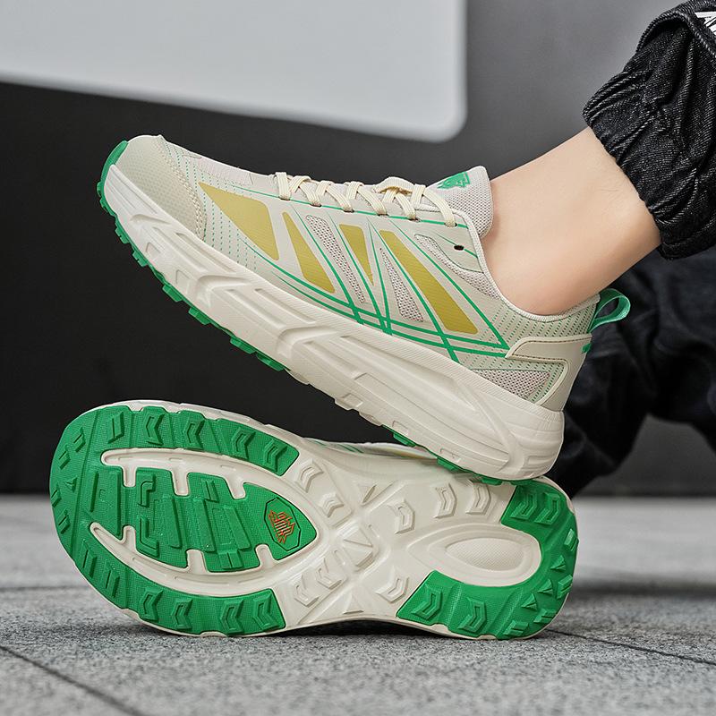 Summer soft-soled shoes large size wide-headed couple sports shoes non-slip and wear-resistant running shoes breathable