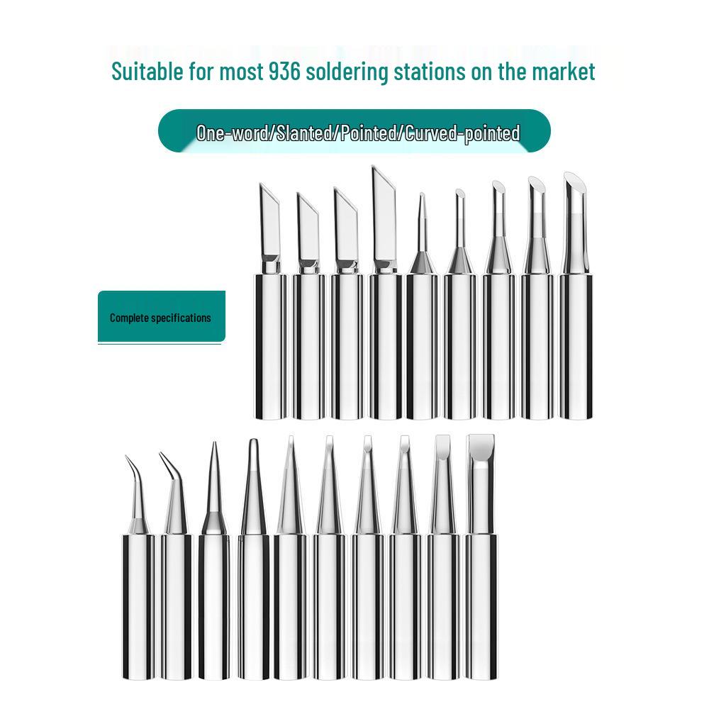 Anlixin 936A Lead-Free Bent Horseshoe Soldering Iron Tip for 937A Station
