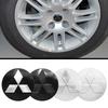 cybhty1 4Pcs 60mm Car Wheel Center Hub Caps Cover For Mitsubishi Ralliart Lancer 10 Asx Outlander Asx Pajero Sport L200 Auto Accessories