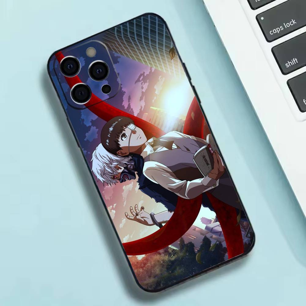 Anime T-Tokyo Ghoul wallpaper  Phone Case Silicone Soft For IPhone 17 16 15 14 13 12 11 X XR Plus Pro Max Plus