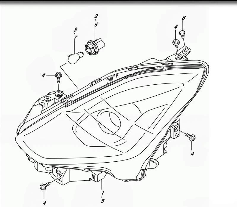 Headlight LH Assembly For Suzuki Dzire 2017-2023 Swift 2018-2023 35121M55RB1