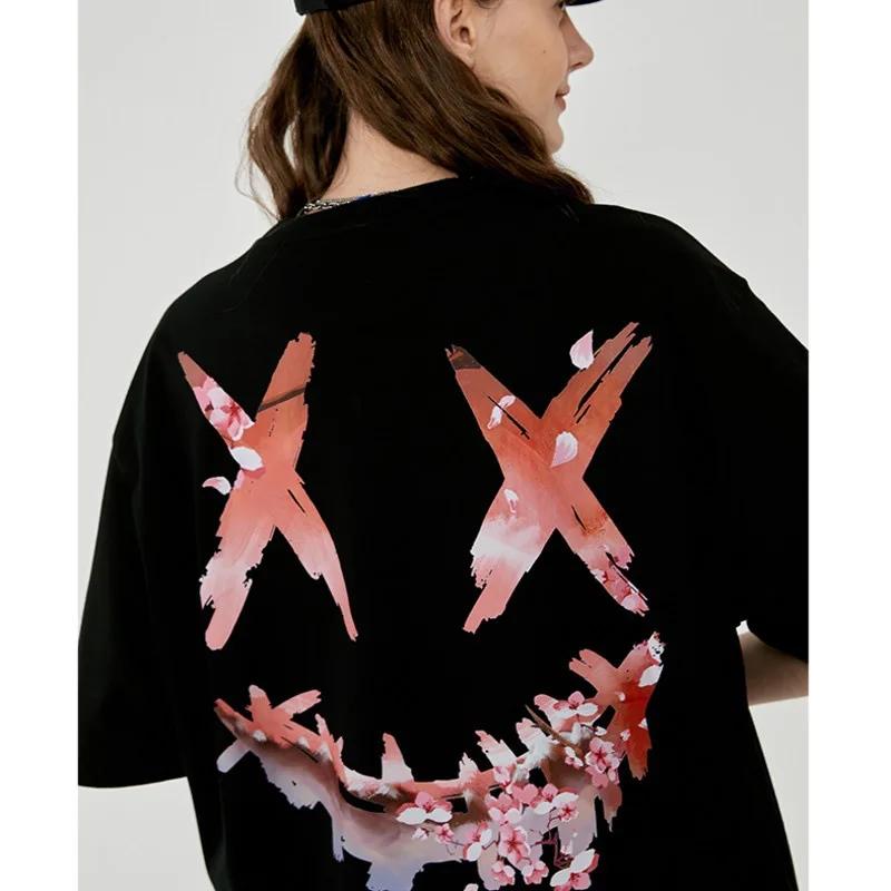 Pánské nadměrné tričko hip hop streetwear baskický tým potisk tričko krátký rukáv bavlna harajuku tričko osobnost