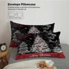 3-piece Christmas Tree Printed Coreless Bedding Set, Soft and Comfortable, Suitable for Various Sizes of Dormitory Bedrooms