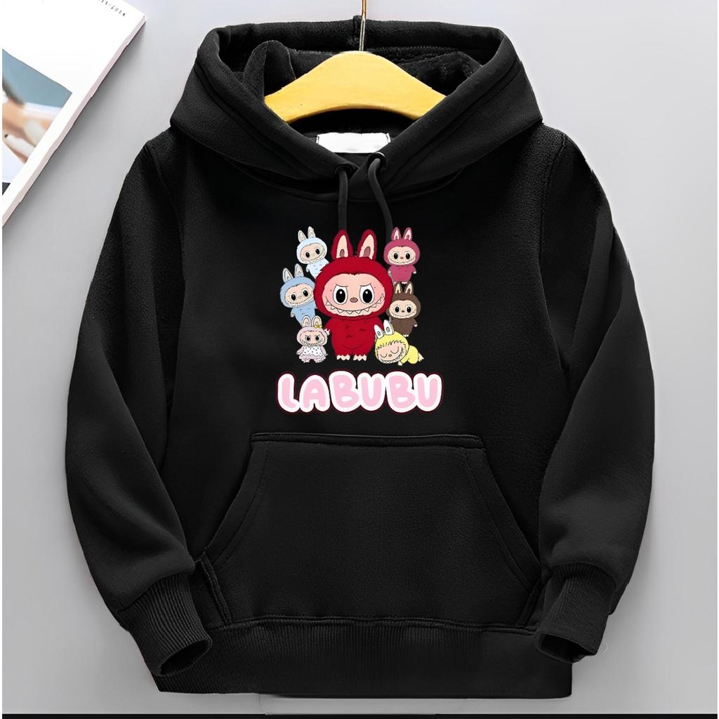 Children's Hoodie New Trendy Labubu Kids Cute Cartoon Casual Daily Hoodie 100-160cm Boys Girls