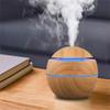 1PC Umidificatore Elettrico Diffusore di Aroma per Aria Legno Ultrasuoni Umidificatore d'Aria Aromaterapia con Olio Essenziale Produttore di Nebbia Fredda per Camera da Letto