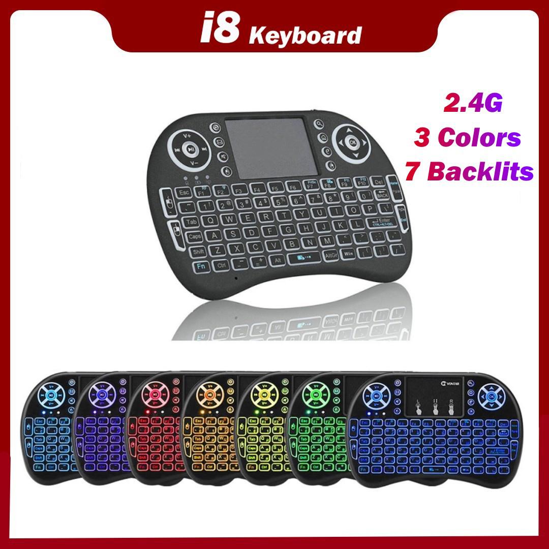 

Клавиатура I8 Беспроводная мини-клавиатура для Android TV Box 2,4G Air Mouse Пульт дистанционного управления тачпадом Цифровая компьютерная клавиатура Маленькая клавиатура с сухой батареей
