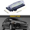 2Pcs LED Car Rear License Number Plate Light Bulbs For Toyota Camry Sienna Prius Echo Yaris Sedan Lexus IS300 Sedan ES300 ES330