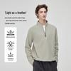 2025 Men's Stand-Collar Casual Orlon Sweatshirt Jacket: Trendy, Loose, Warm for Autumn/Winter