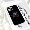 Funda de Teléfono con Diseño Gótico de Arte Oscuro Carcasa de Película Para iPhone 16e 16 15 14 13 12 11 Pro Max Plus XS