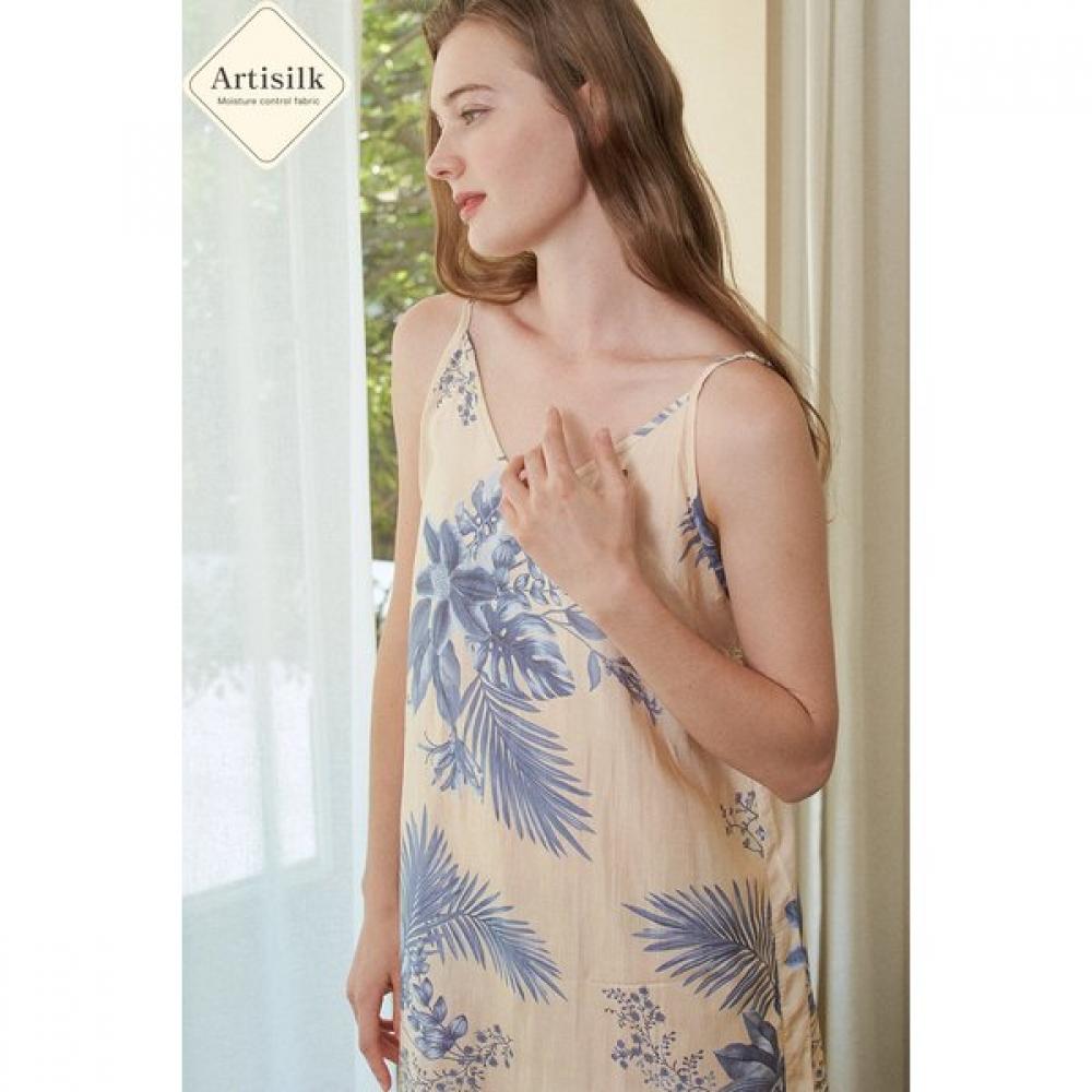 Gohunabi Bergamot Slip Dress Single option