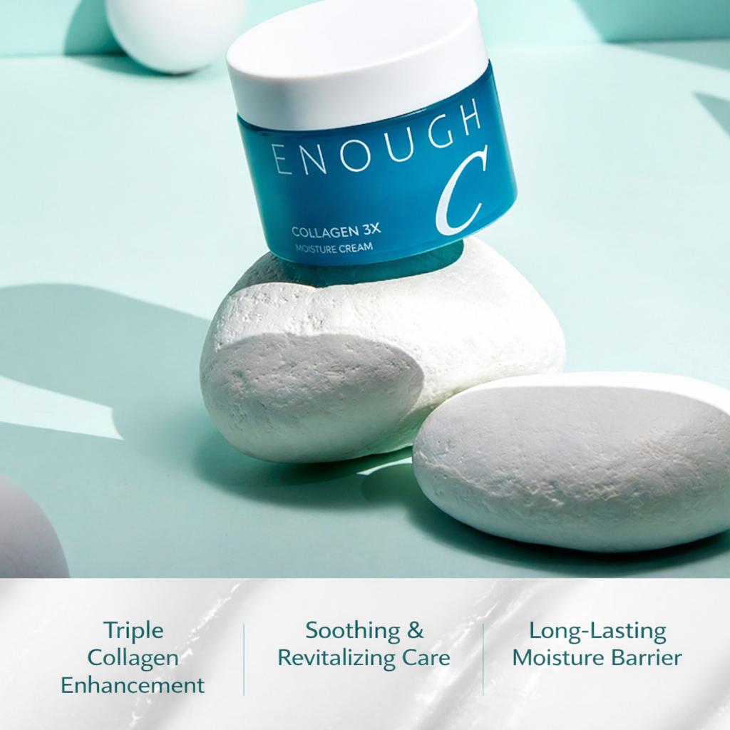 Enough Collagen 3X Moisture Ampoule 50ml / Cream 50ml (3 Options)