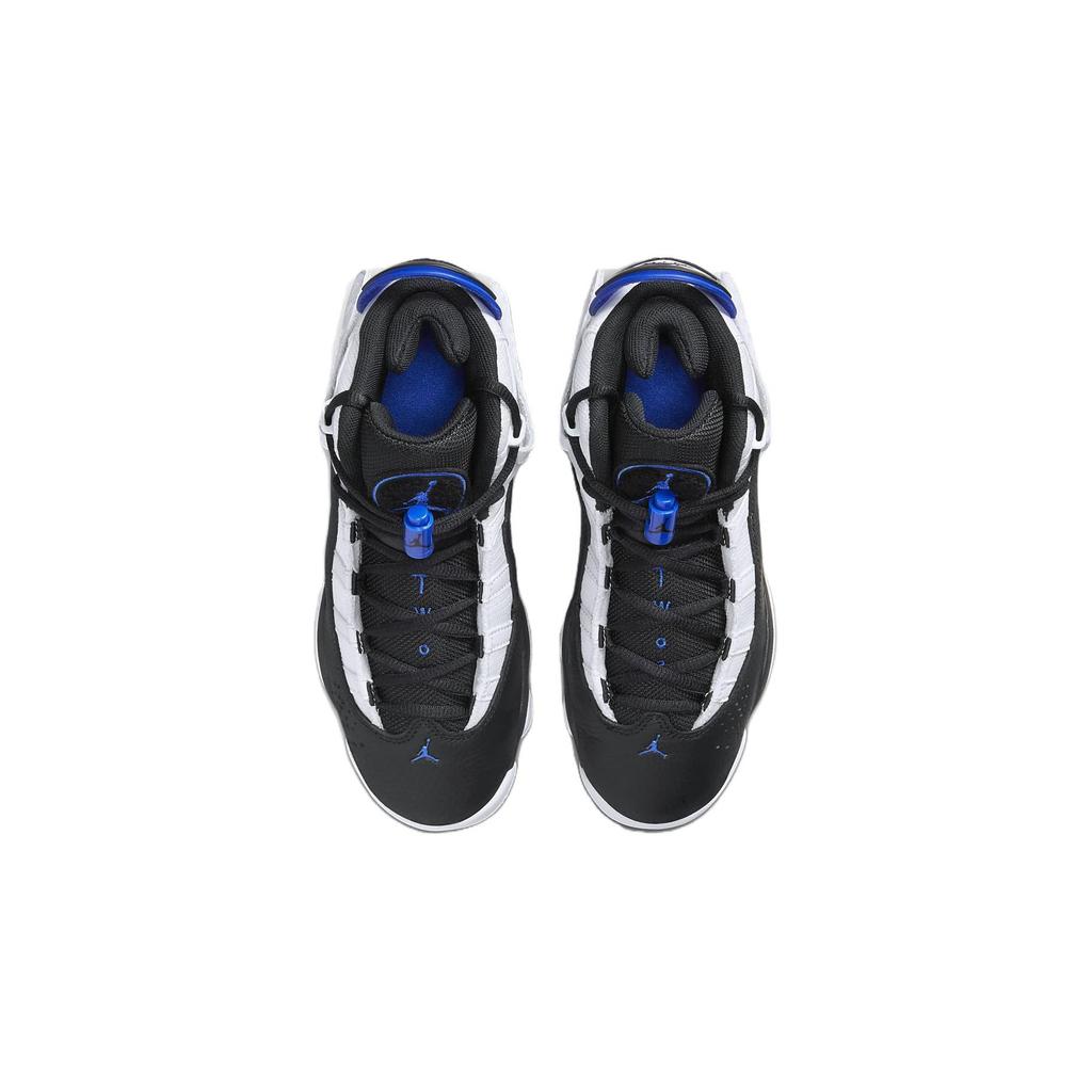 Air Jordan 1 Retro Low Vita Svarta Röda Sneakers 323419-142