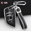 Fashion Tpu Car Key Case For Bmw X1 X3 X5 X6 X7 1 3 5 6 7 Series G20 G30 G11 F15 F16 G01 G02 F48 Protected Shell Fob Keychain