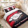 Custom Name Bedding Set 3 PiecesAjax Amsterdam Print Duvet Cover + 2 Pillowcases Soft Bed Decor